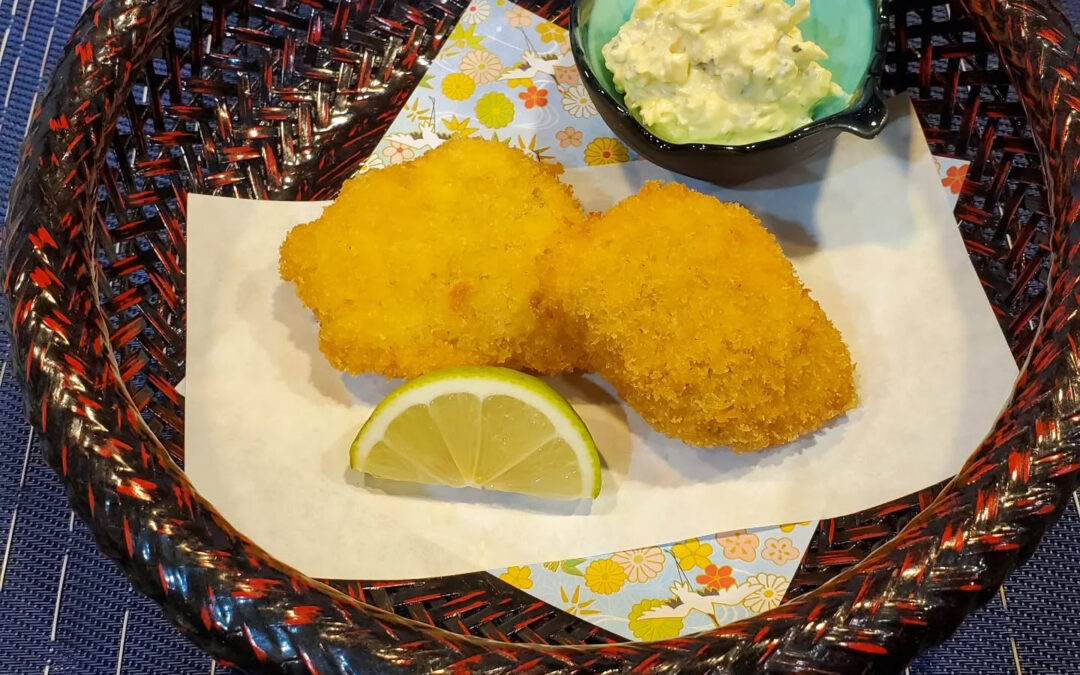 ✨まずは、白身のフライをどうぞ