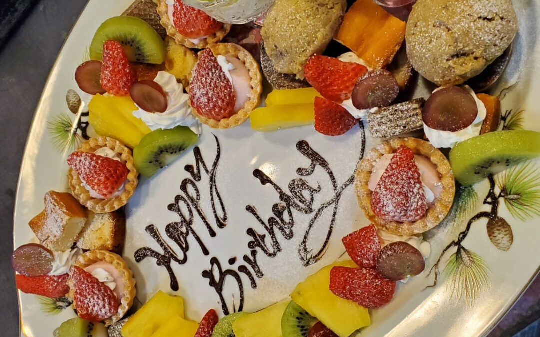 本日は２月の誕生日のかたが、ご来店するということで、誕生日プ
